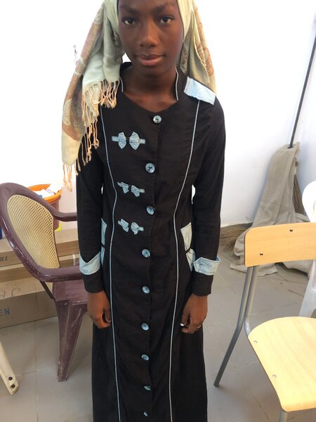 Robe longue noire élégante