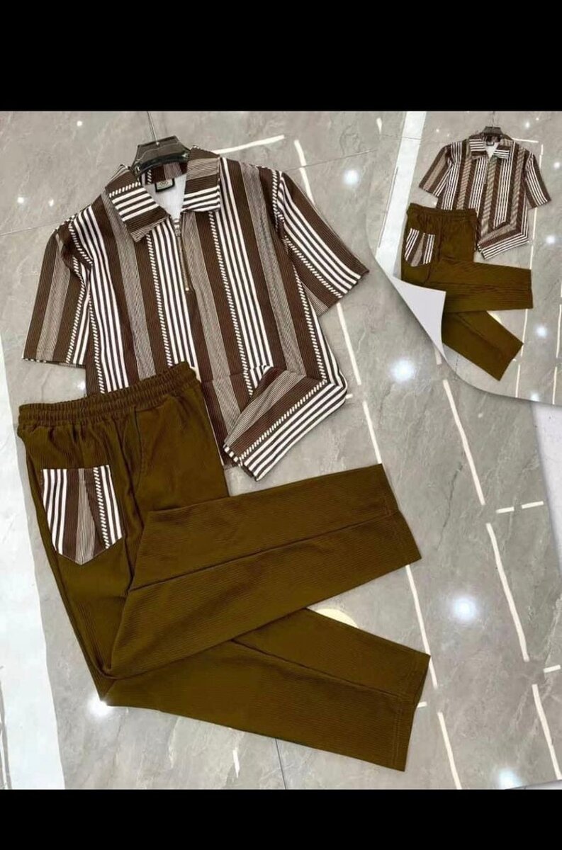 Ensemble Pyjama Rayé Homme