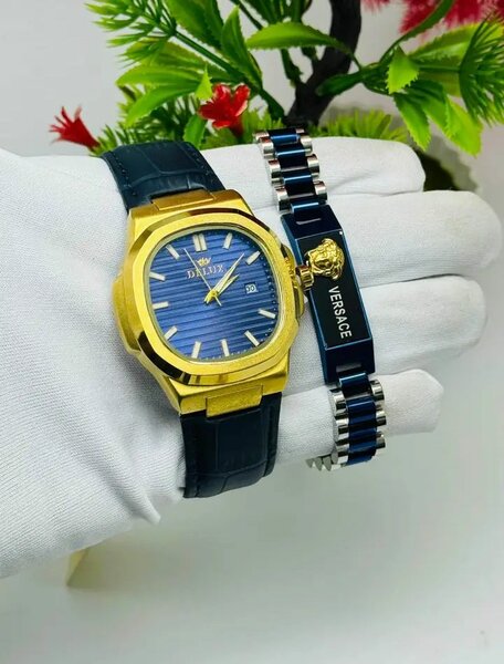 Montre Luxe en Or et Bracelet