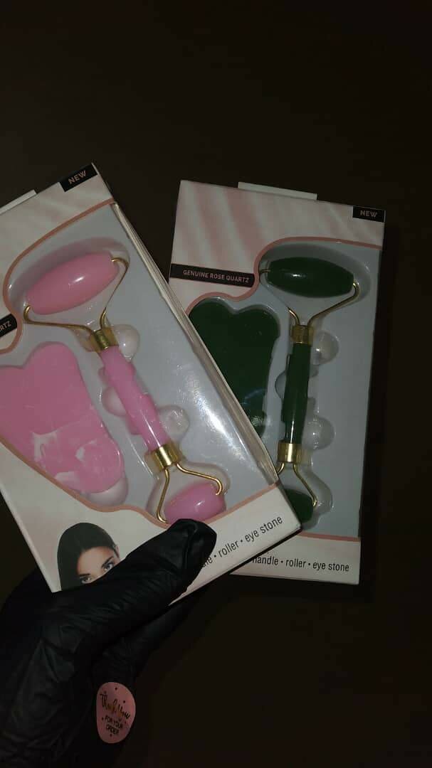 Rouleau de Massage Facial Jade