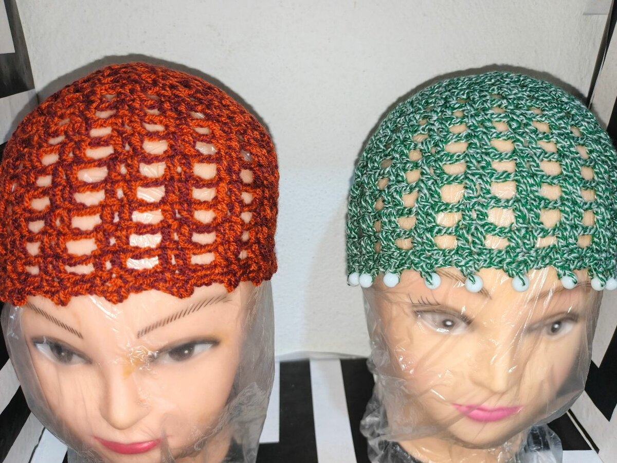 Bonnets en crochet élégants