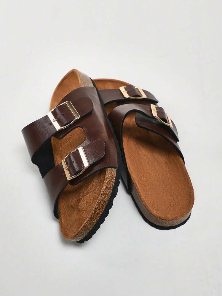 Sandales en cuir confort
