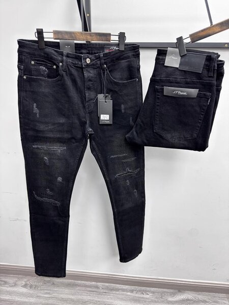 Jean noir décontracté homme