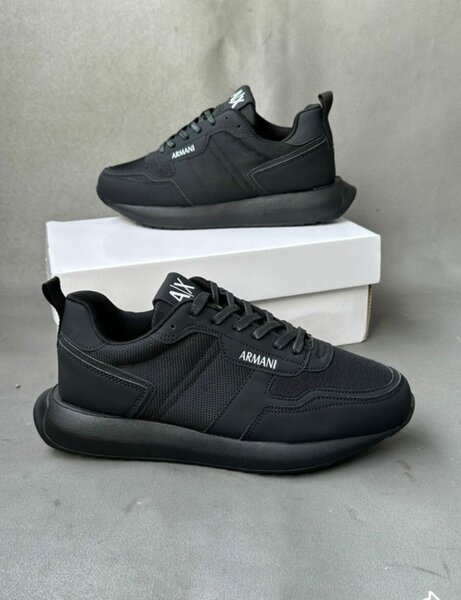 Baskets Armani Homme Noires