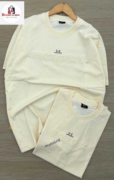 T-shirt en coton blanc unisexe