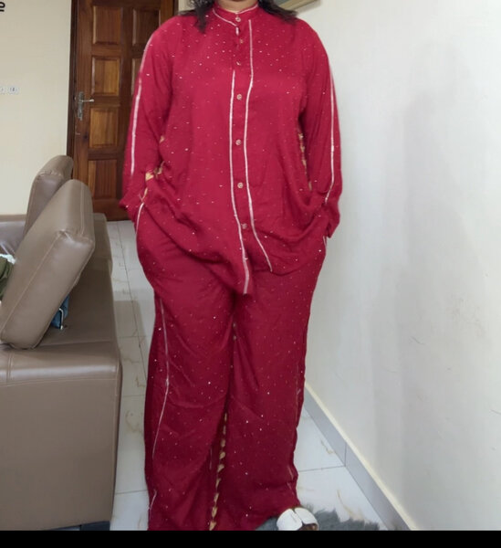 Pyjama rouge confortable
