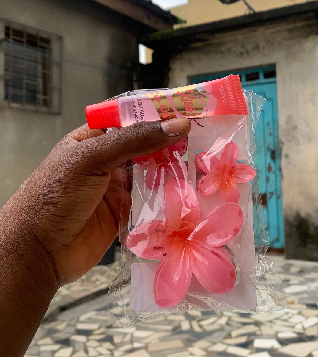 Pince fleur à cheveux