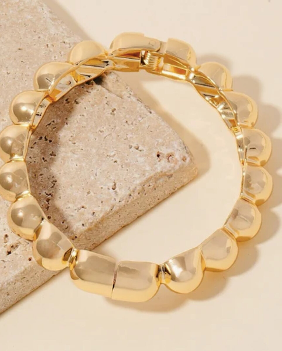 Bracelet doré élégant