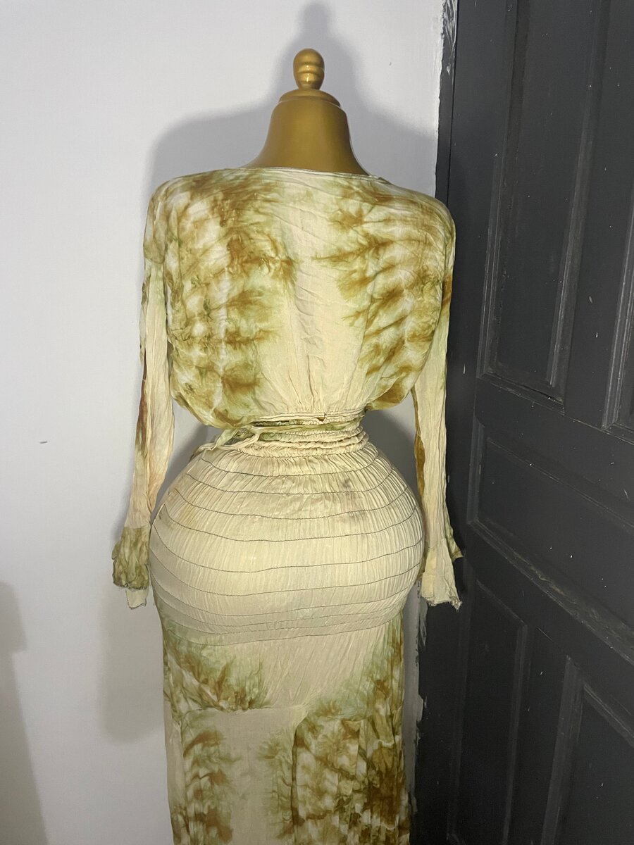 jupe longue et haut élégante