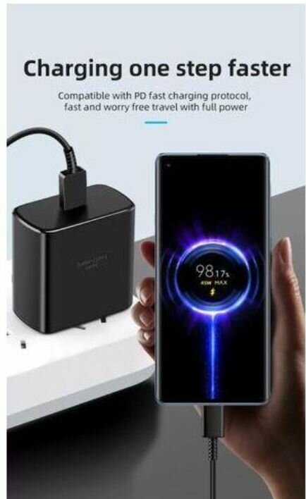 Chargeur Rapide 45W PD