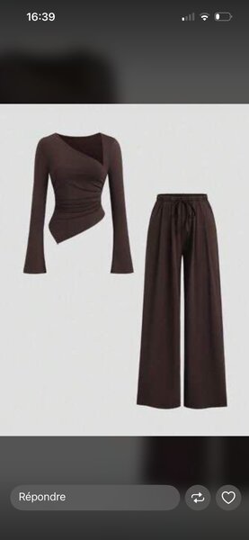 Ensemble Élégant Femme Noir