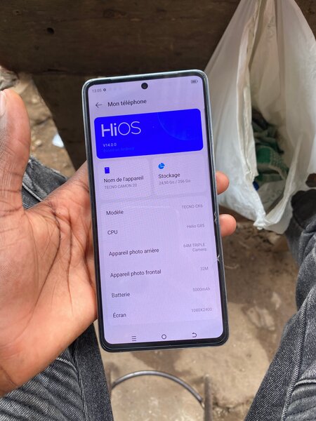 Smartphone Android 256GB HiOS