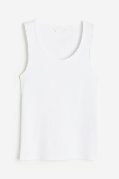 Débardeur blanc femme