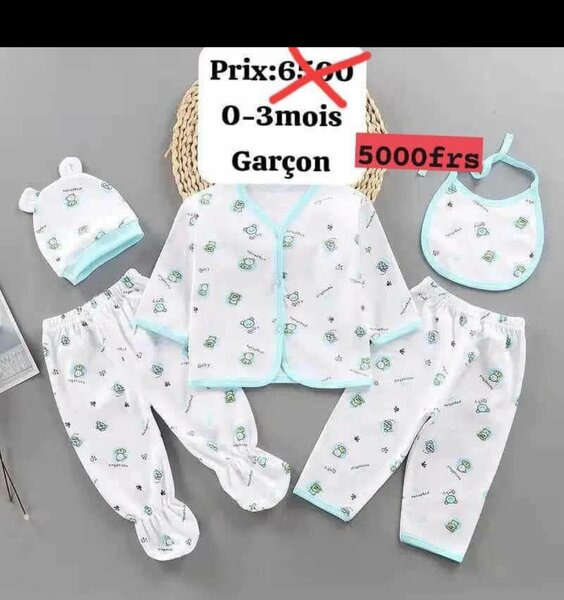 Ensemble Naissance Bébé Garçon