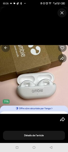 Écouteurs Sans Fil Ambie