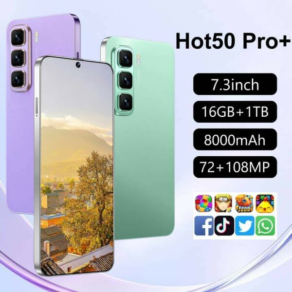 Smartphone Hot50 Pro+ 7.3''