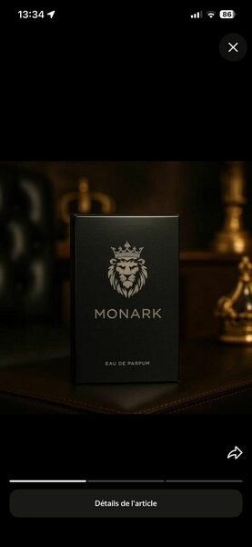 Parfum Homme MONARK Eau de Parfum