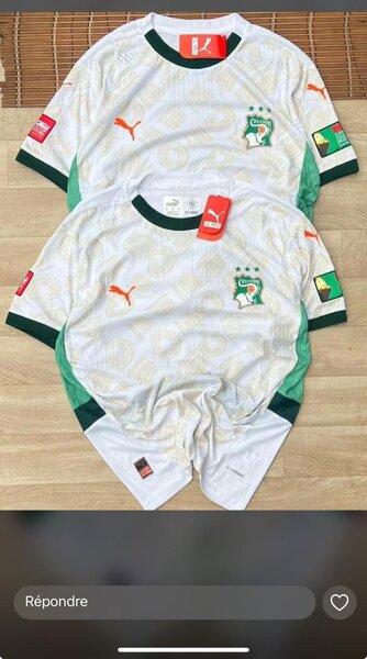 Maillots Équipe de Football