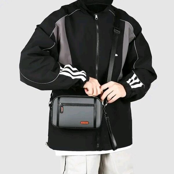 Sac bandoulière homme noir