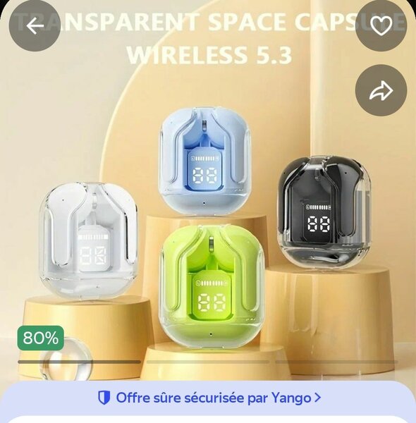 Écouteurs Sans Fil Capsule