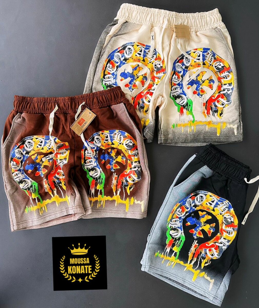 Shorts imprimés colorés