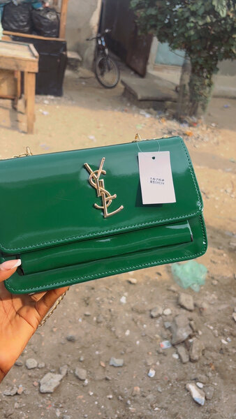 Sac bandoulière vert élégant