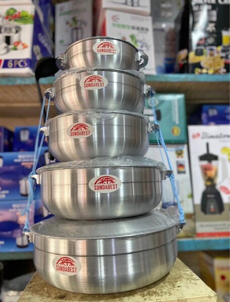 Ensemble de casseroles en acier inoxydable