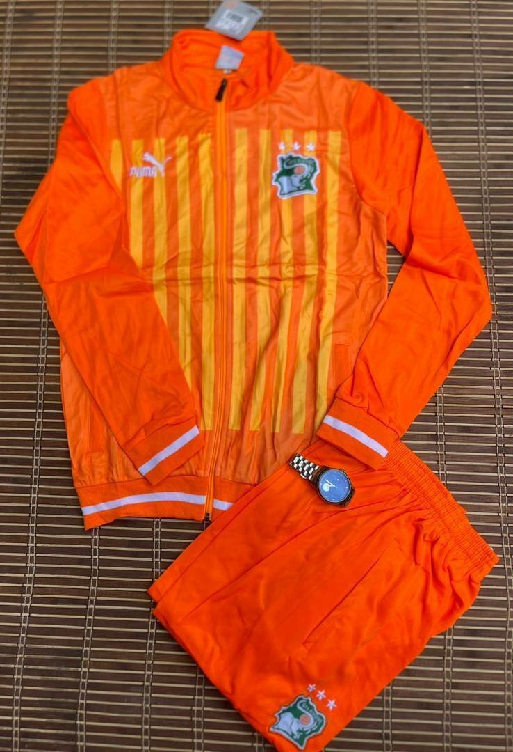 Survêtement de sport orange