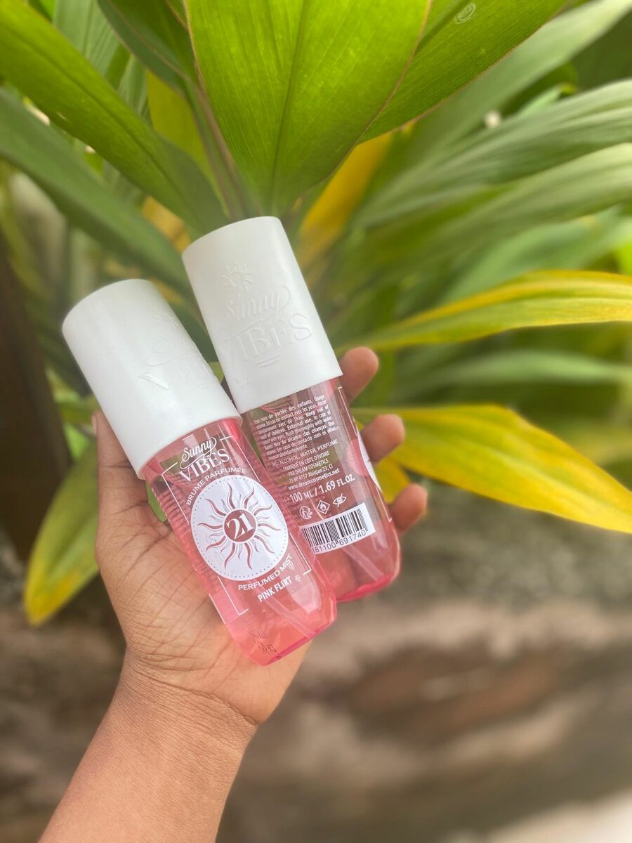 Spray parfumé vibrant