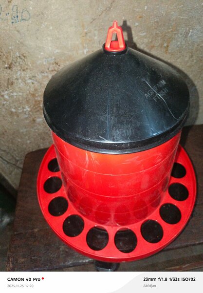 Distributeur de nourriture pour volaille