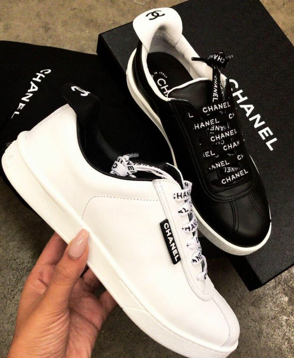 Baskets Chanel élégantes unisexes
