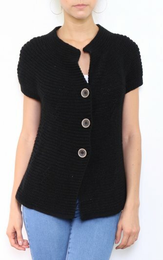Cardigan en laine à boutons