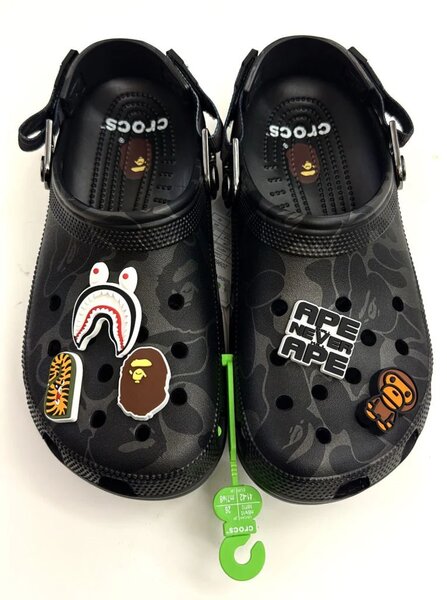 Crocs BAPE noir