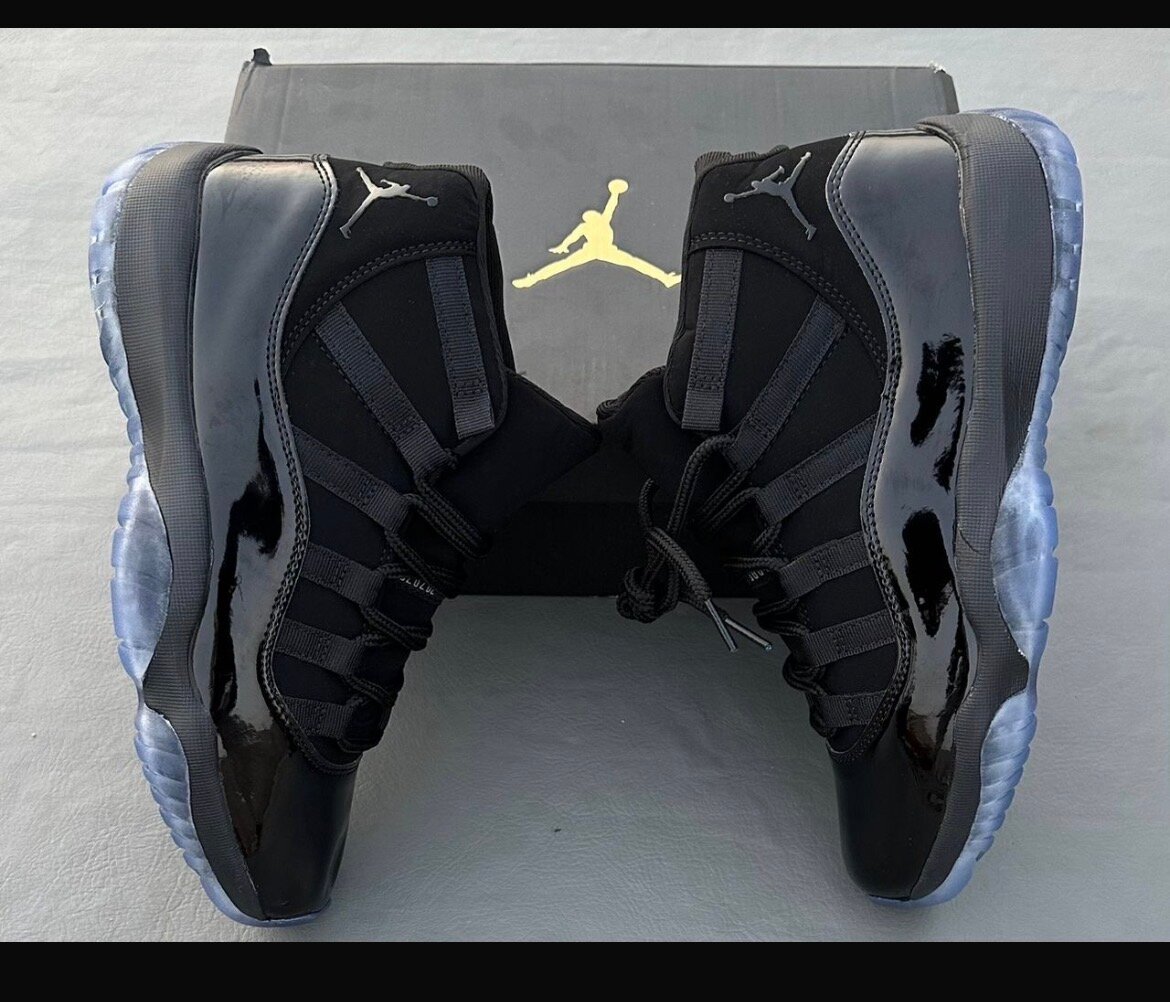 Baskets Air Noir Brillant