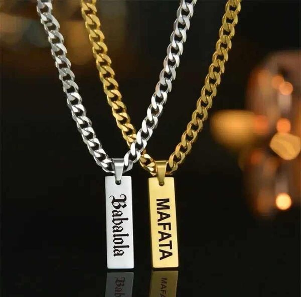 Collier Personnalisé Gravé