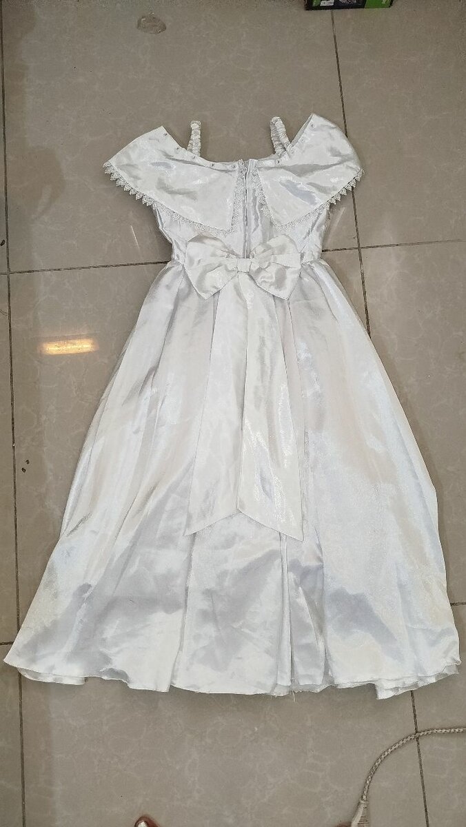 Robe de princesse blanche fille