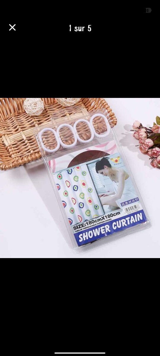 Rideau de Douche Imperméable