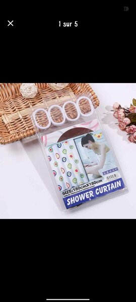 Rideau de Douche Imperméable