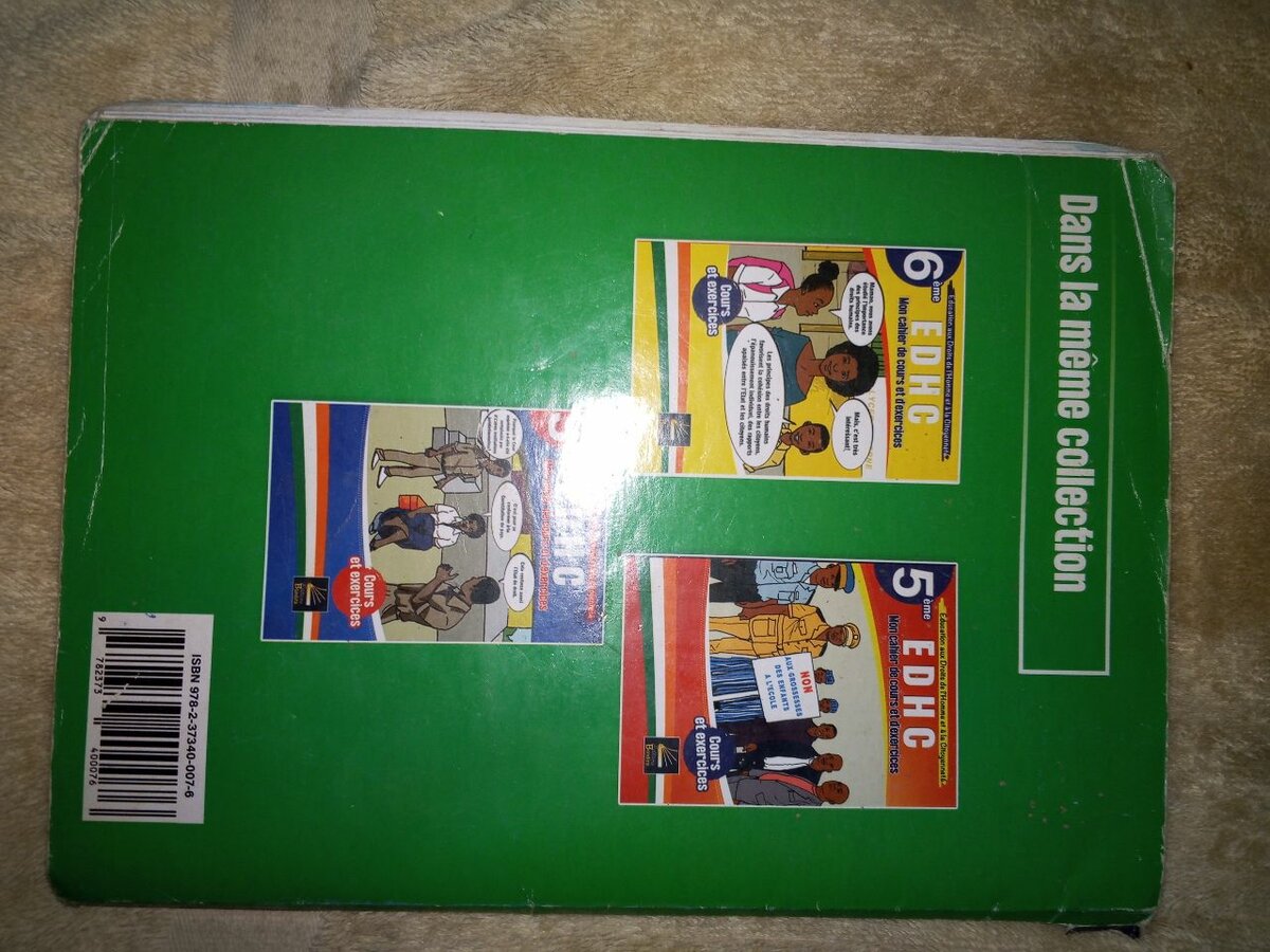 EDHC cahier des exercices