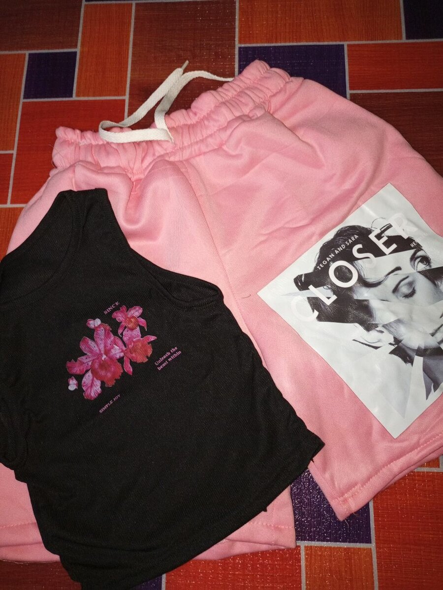 Ensemble top et culottes