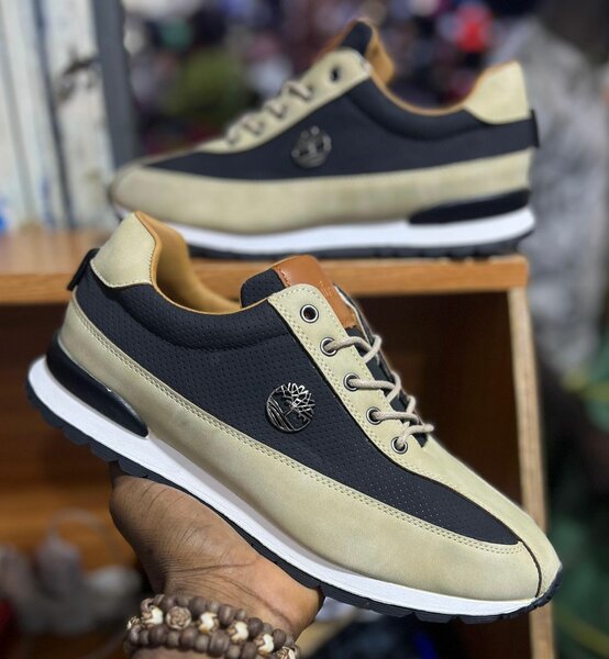 Sneakers tendance en cuir pour hommes