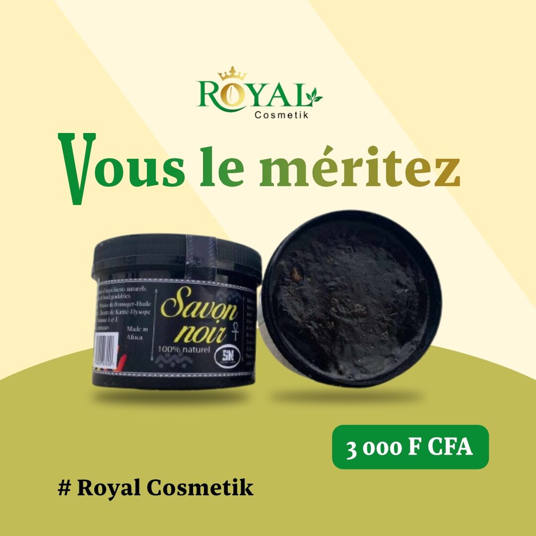 Savon Noir Anti-Acné Naturel