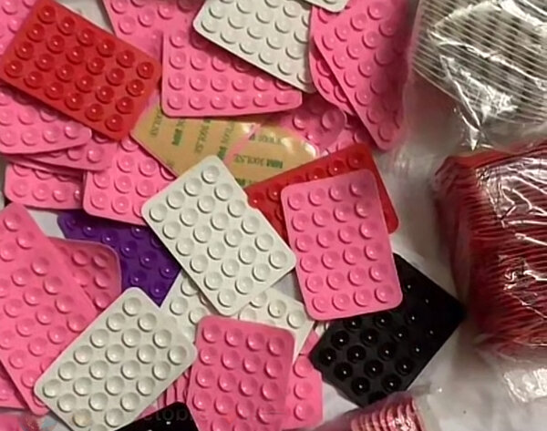 Stickers antidérapants colorés