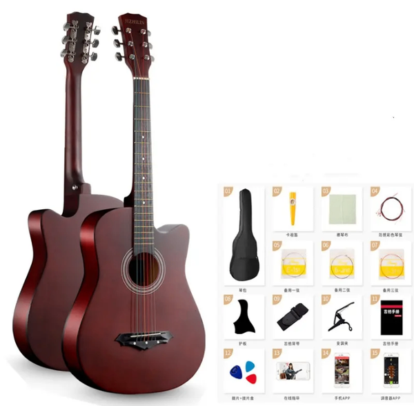 Guitare acoustique électrique 6 cordes