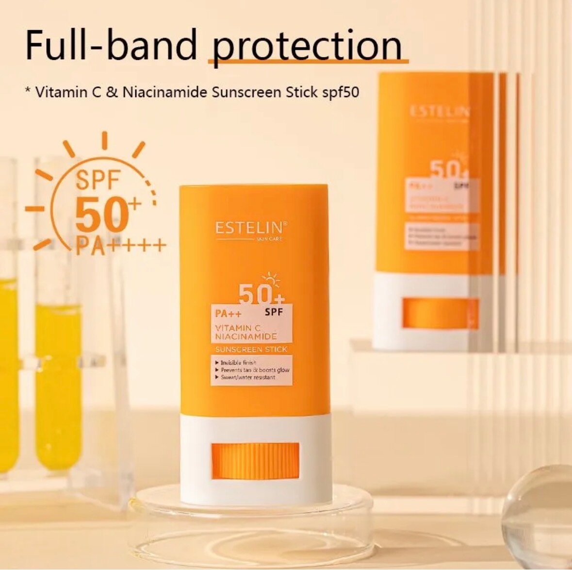 Estelin Stick Solaire SPF 50+ Vitamin C Niacinamide