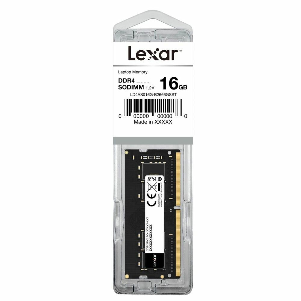 Mémoire RAM DDR4 16GB Lexar