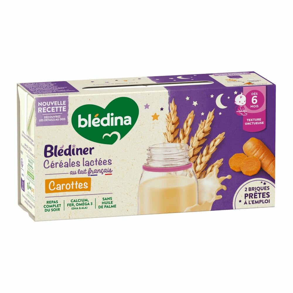 Blédina Blédîner Céréales Carottes