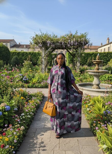 Robe longue élégante ethnique