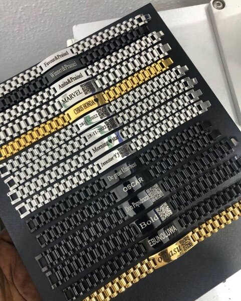 Bracelet personnalisé en acier