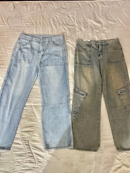 Jeans cargo tendance